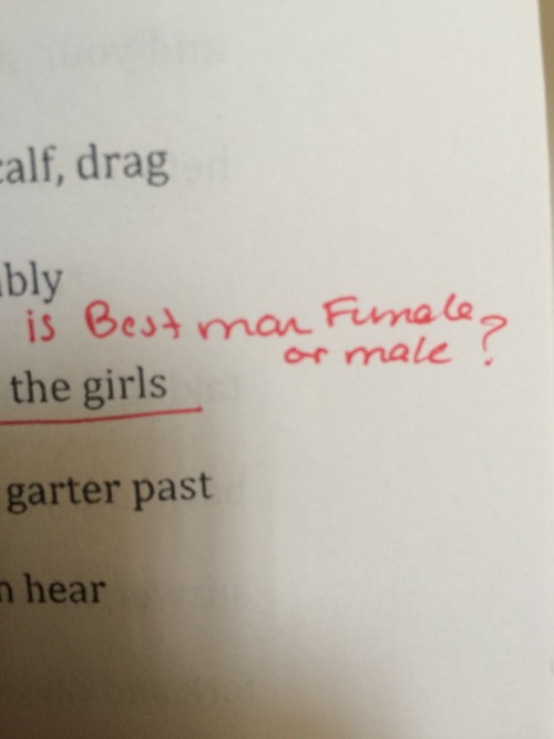 thealogie:  drfurter:  drfurter:  some highlights from the time i workshopped a gay story in my fiction writing class and immediately found out which of my classmates are painfully straight  like 4000 notes laughing at ‘severe case of bromance’ but