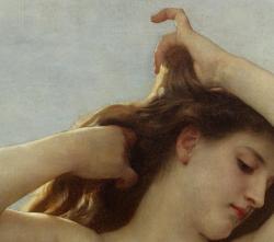 paintingses:   The Birth of Venus (detail) by William Adolphe Bouguereau (1825-1905)oil on canvas, 1879 