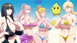 greengiant2012:  Smash bros’sh bikini picture