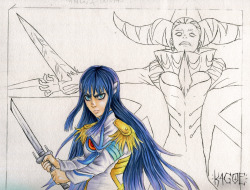 rhiannonkagoe:  So I’ve been working on this! Gotta love Satsuki Kiryuin overthrowing her mother. deviantART + Facebook 