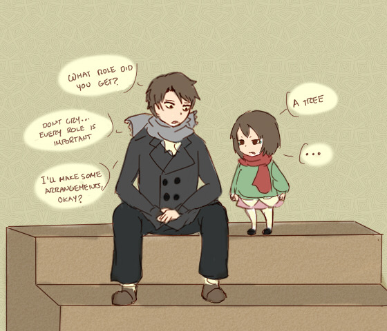 suniuz:  ask-mama-rivaille: &ldquo;You see? Is not that bad.&rdquo;  Papa