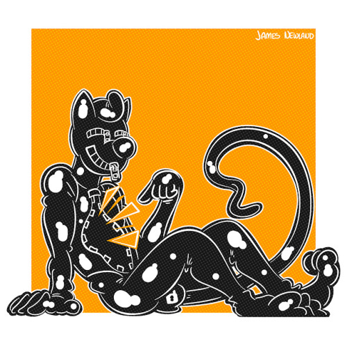 spacepupx:Everyone looks a heck of a lot better when they’ve been dipped in latex. @kanadacat is ready to begin his new life as a rubber suit.Illustrator available for hirejamesnewland.co.uk | Twitter | Patreon | COMMISSION | Shop 