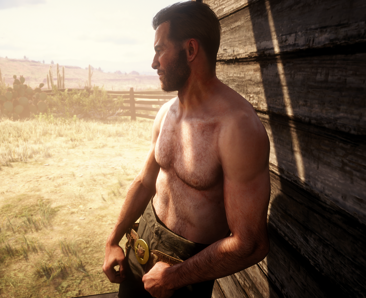 Arthur morgan muscular