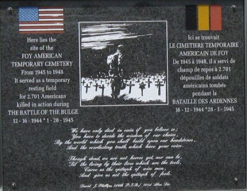 thank you to all american soldiers that fought and died for belgium during world war one and two hav