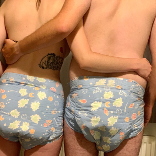saggydiapercouple:Just a couple of little kiddos at heart. 