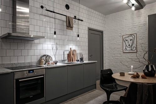 Dreamy Industrial Apartment | Goteborg, SwedenLayout: (Source: alvhem.com)