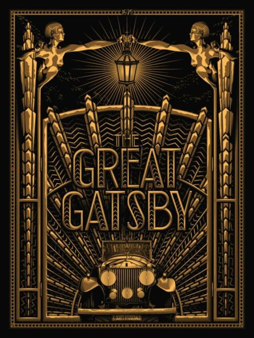 The Great Gatsby - Movie Poster - Print Design Inspiration https://www.pinterest.com/pin/36781749457