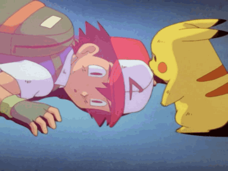 missyplatina:  Okay so I need this to happen:During this:And I want it to play out like Pokemon the First Movie where Ash jumps right in the middle of Mew and Mewtwo’s attack: