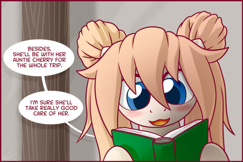 symbianl:   CHERRY: “Ah feel like somepony’s talkin’ about me…”  Eeeh finished another comic. Also, new characters. Well, new to Tumblr. Coming up with a story was harder than I thought but hopefully this turns out well. If you guys have questions