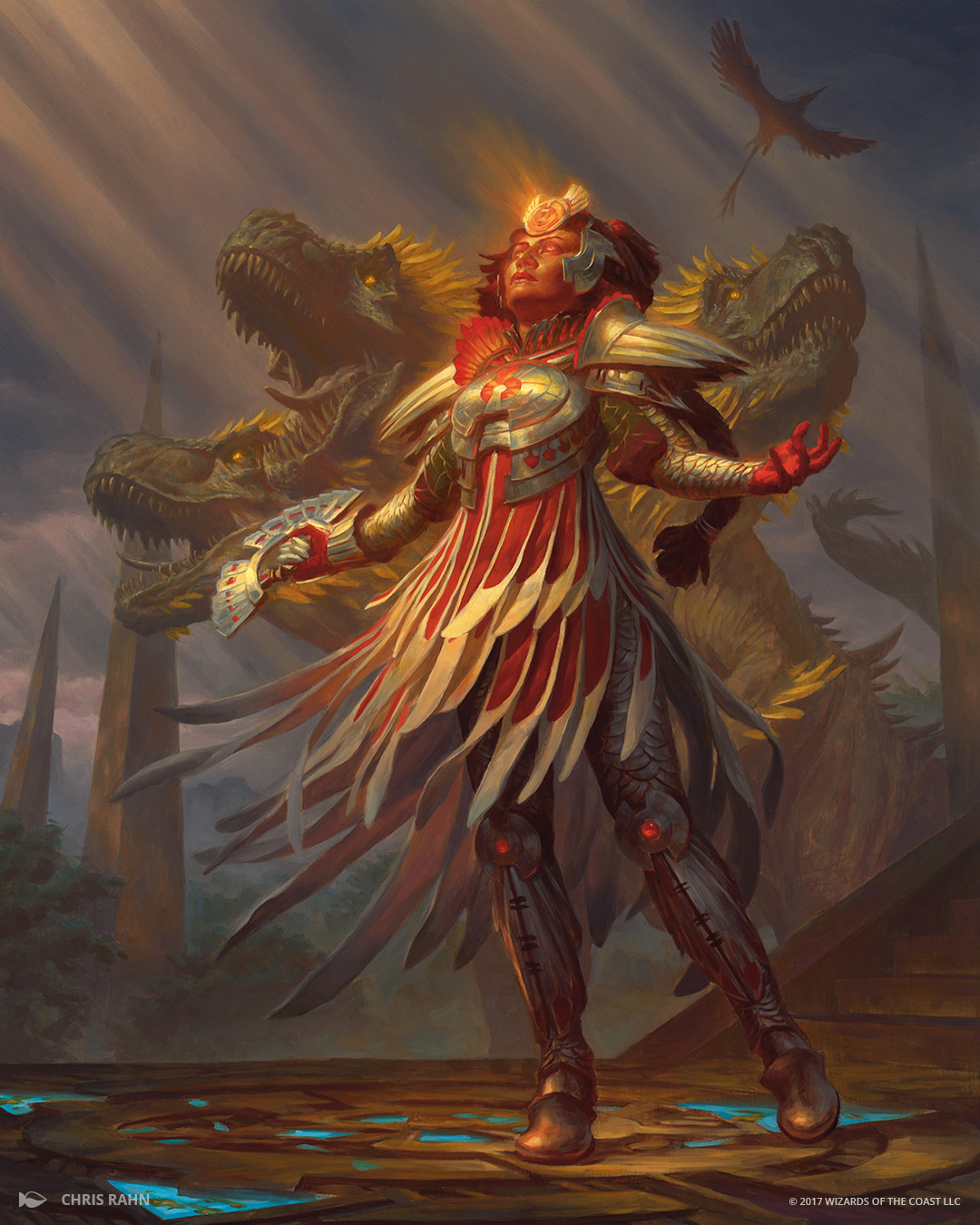 wizardsmagic:  Magic Story: Glimpse the Far Side of the Sun   Huatli races towards