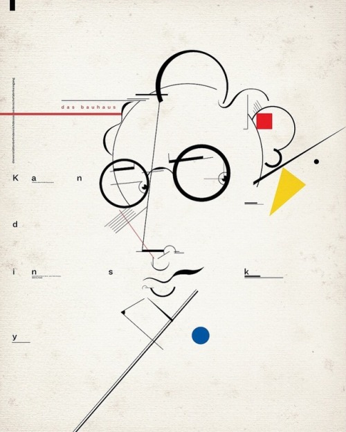 bauhaus-movement:Kandinsky Art Portrait © Santiago Crescimone