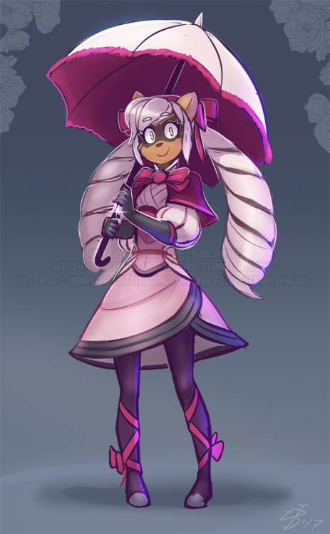 artofnighthead:   Patreon Reward for CurranRice, Another character design for the DuForte family, this time it’s the younger sister, Elise DuForte!   Support me on Patreon!   