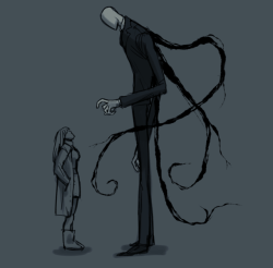 zombiebooty: Anon asked for Slenderman on