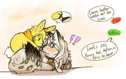 sketchhungry: Bun AU Lueur joins the family