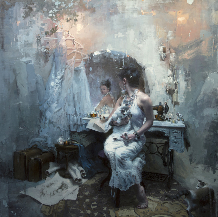 artbeautypaintings:  A long abandoned dream - Jeremy Mann
