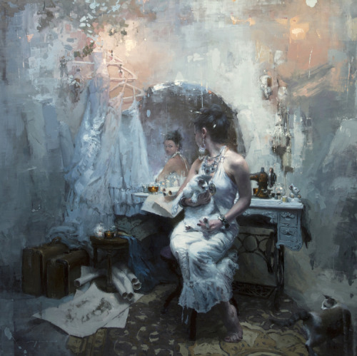 artbeautypaintings:  A long abandoned dream - Jeremy Mann