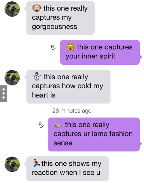 fruitcrocs:  and this is how you have a kik conversation         