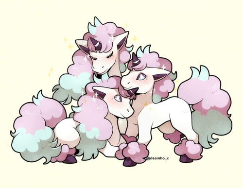 studiompup:Galarian Ponytas  ♡  c o m m i s s i o n s  o p e n !