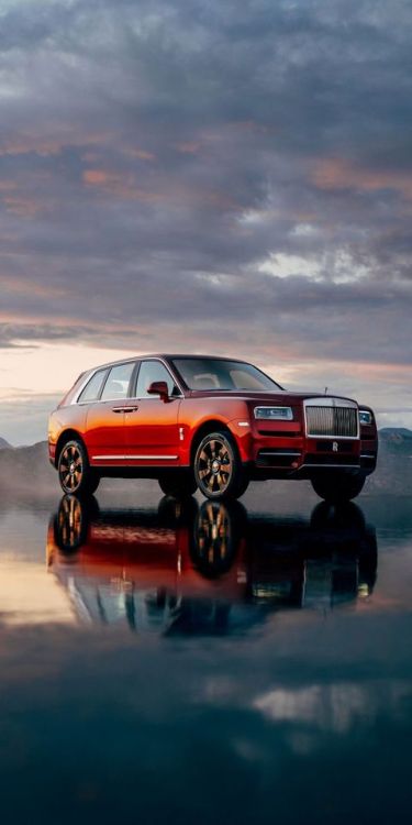 Off-road, Rolls-Royce Cullinan, red luxury car Wallpaper @wallpapersmug : bit.ly/2EBfd6v - ht