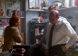 lifeisbutadream00:  I love how Mulder and Scully have a picture of themselves together in their office   Dope