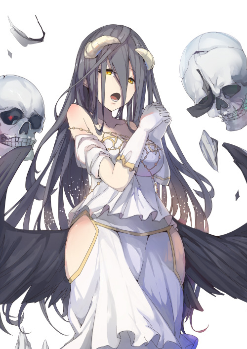 meroune-lorelei:    【Overlord】アルベド |  迷途羊  ※ Permission to upload this work was granted by the artist. 