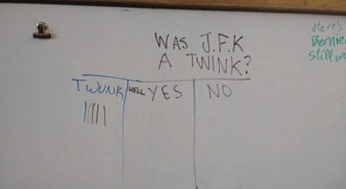 sunshine-lesbian: synth-bop: yknow that one picture of the whiteboard that says “was