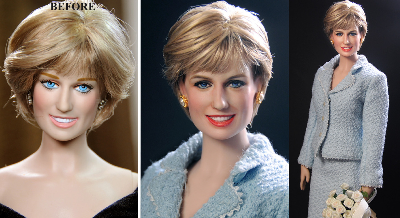 ladamania:  Look at these amazing doll repaints by Noel Cruz, look at them!   Interesting.