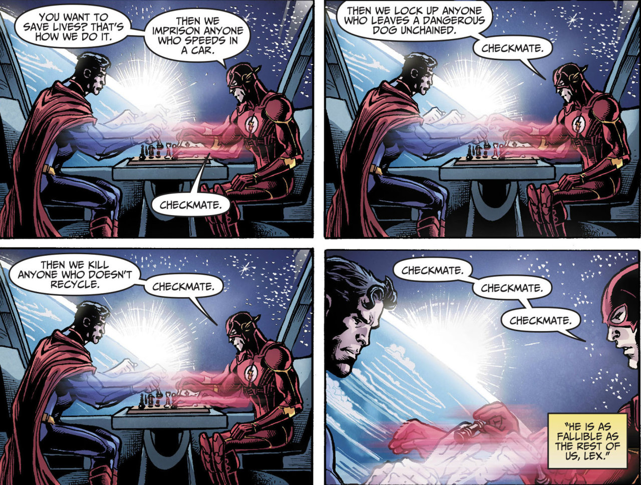 despondentparamour:   Injustice: Gods Among Us #26  This is one of my favorite moments