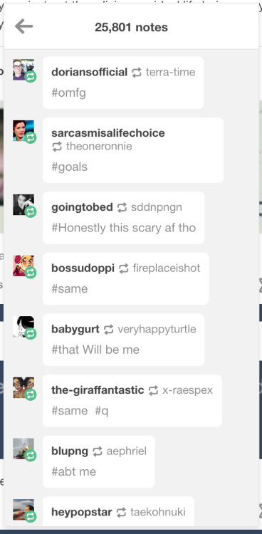 idiot:You ever wanna look at tags? I mean the ones people add, when they reblog things. I do. All th