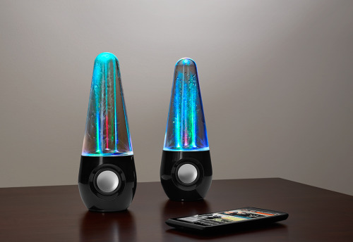 Water and light speakers