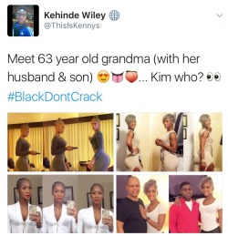 l0rdfapulous:  avoidant-lesbian: groovetheory:  justin-with-a-j:  dmc-dmc:  africanman:  I guess I’m 63 too then  ^^^  I hope to be as fortunate as this man one day   you see the pain on her son’s face after years of dealing with “yoooooo that’s