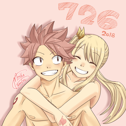 miikakamiya: I forgot to upload it here! (bad Mika!!) Have fun with my NaLu Day picture!