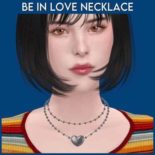 [mach] Be In Love NecklaceNew mesh7 SwatchesSpecular mapHQ compatibleDOWNLOAD