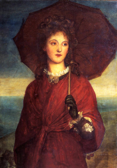 Eveleen Tennant, later Mrs F.W.H. Myers by George Frederick Watts, exhibited in 1880