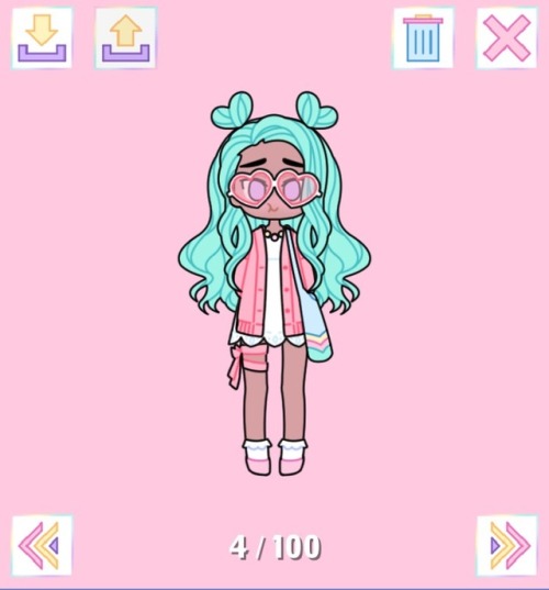 Not omo but just FYI… I freaking love this app lol look at some of my cute lil characters!!   (App is called pastel girl)