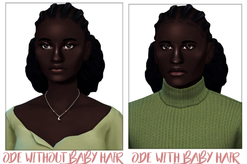 dbasiasimbr:dbasiasimbr: A re-made from my first hair I did a long time ago. But in version, I wante