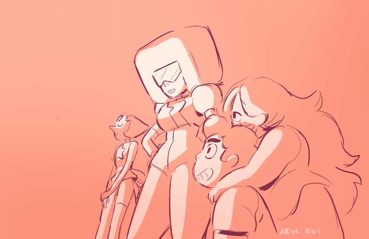 arielries:  watching the sunset 