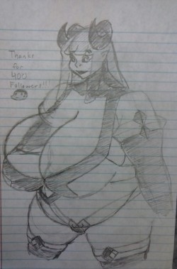 rmk178:  Thank you for 400 Followers  Here is Cali in the new outfit :3 