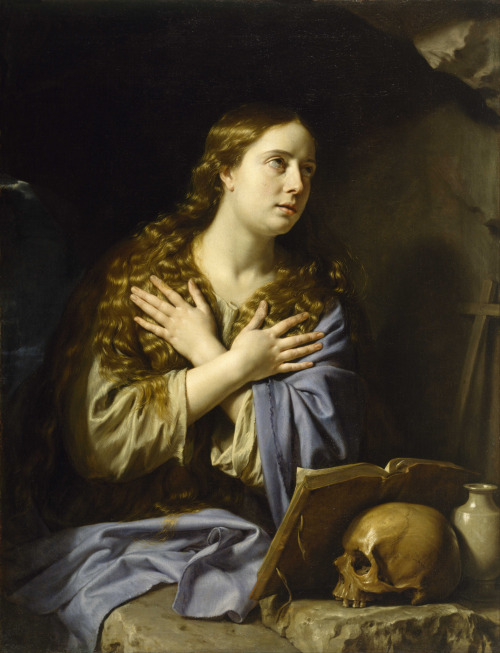 v-ersacrum:Philippe de Champaigne, The Repentant Magdalen, 1648