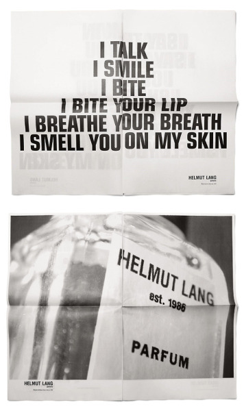 Jenny Holzer - Helmut Lang Ad