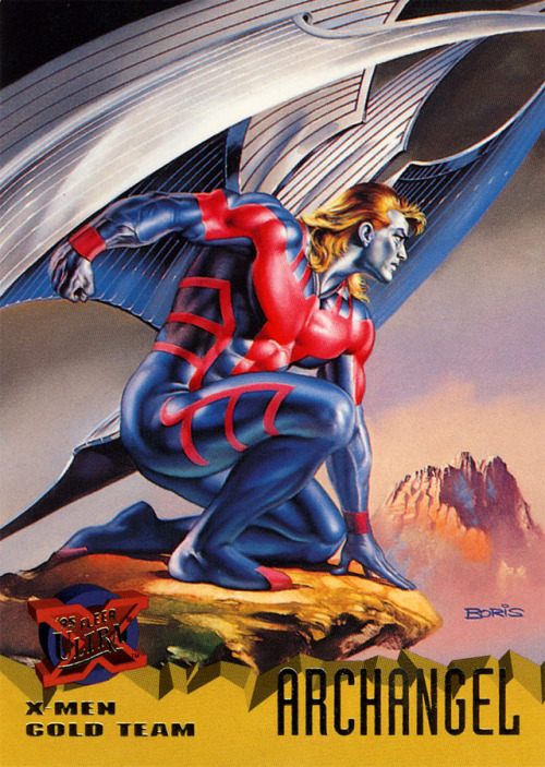 deadpoolandhisinferiorfriends:X-Men: Gold Team - ‘95 Fleer UltraBy Boris Vallejo