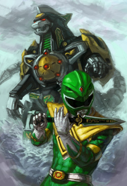 noahbodie:  Release the Dragonzord by Jeff Zhang