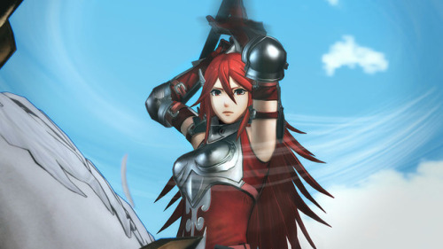 Official screenshots/renders of Cordelia and Female Robin in Fire Emblem Warriors