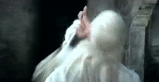 gutsanduppercuts:  The rarest of the rare! Two white-haired villains going one-on-one