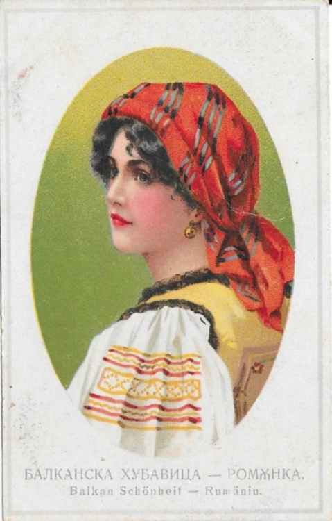 sorryzorri:  lilium-bosniacum: Balkan Beauty - 1919 postcards // Serbian, Greek, Bulgarian, Romanian