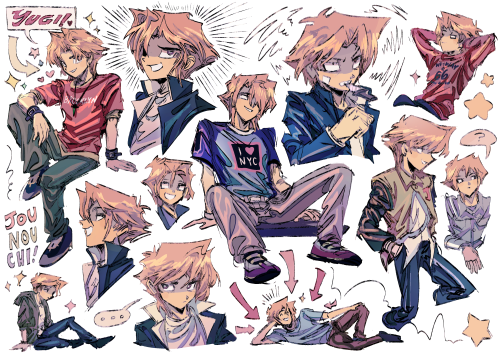 judgedarts:got to draw manga jounouchi for this doodle page comm! 