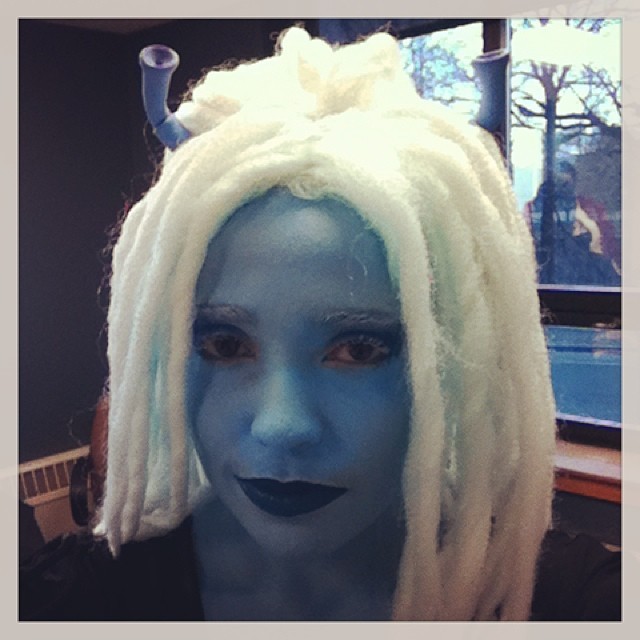 I’m burning to be something. #cosplay #andorians #andorian #startrek #scifi #tos #galaxyblooddrive (at Rhode Island Blood Center Providence)