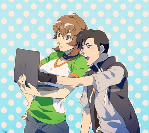 bext-k: goldenasianart: bext-k: jojojam: bext-k: dtlol: Shiro-Pidge Age Swap, by TKG. t