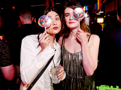 Phillipa Soo and Anna Wood attend as Entertainment Weekly Celebrates Its Annual LGBTQ Issue at the S