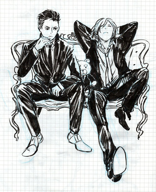 belugayoi:I was practicing drawing suits the other day. Still wondering if I should